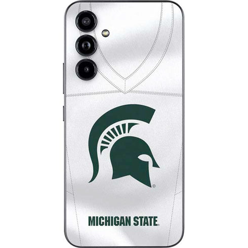 Michigan State University White Jersey Galaxy A54 5G Skin